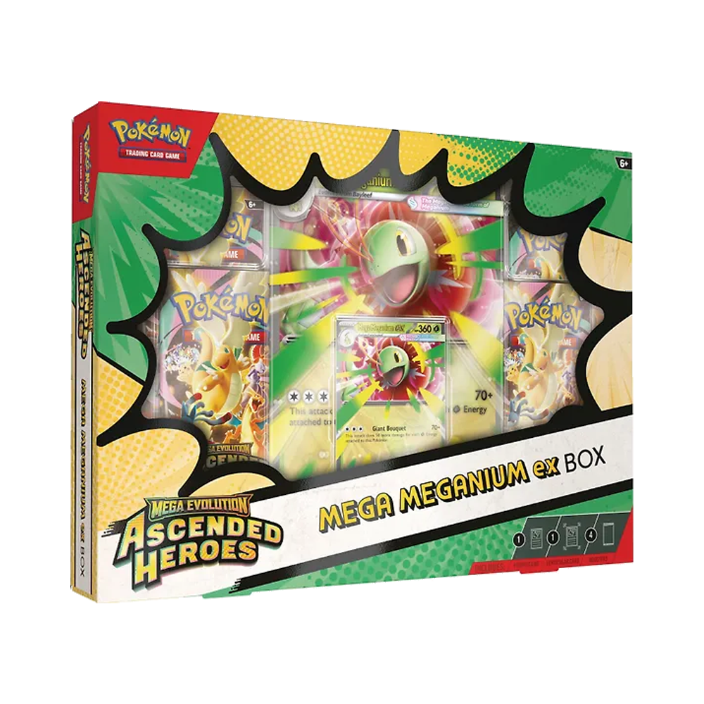 Pokémon Mega Evolution: Ascended Heroes Mega Meganium EX Box