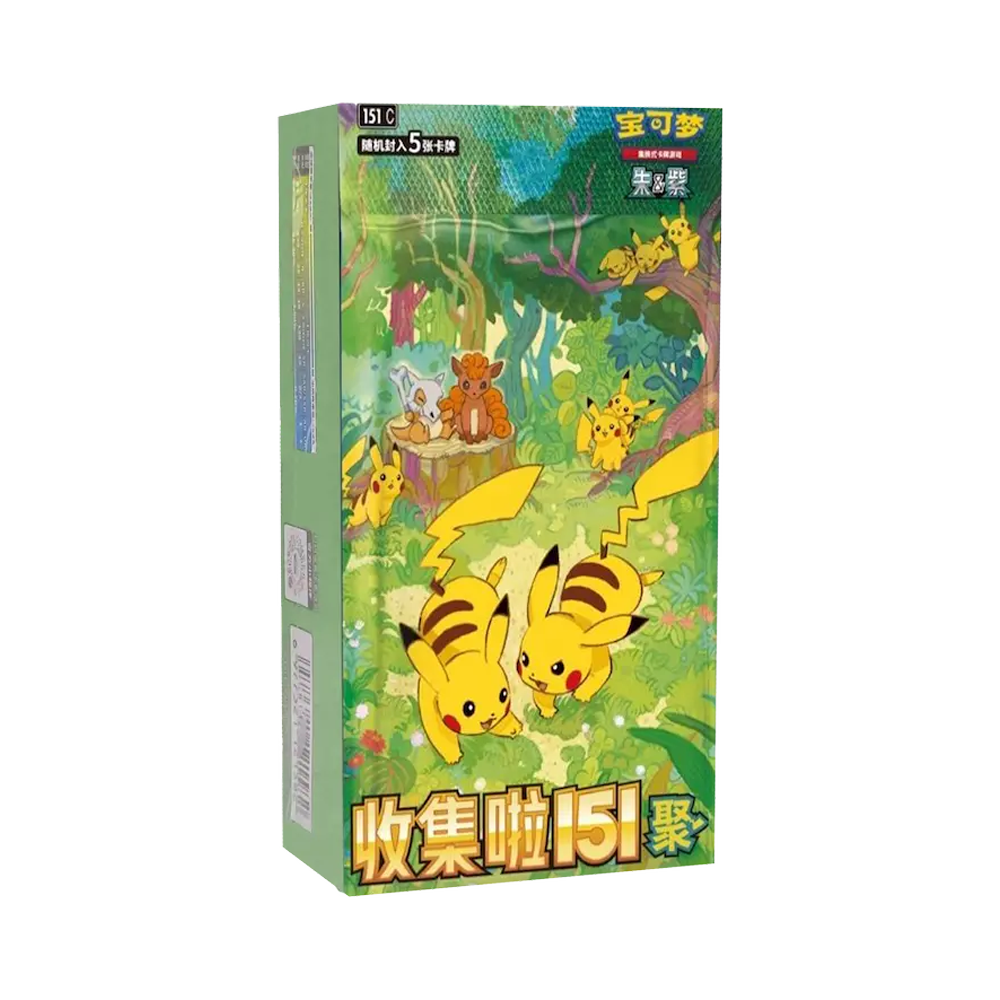 Pokémon Collect 151 Gathering Slim Booster Box - Kinesisk