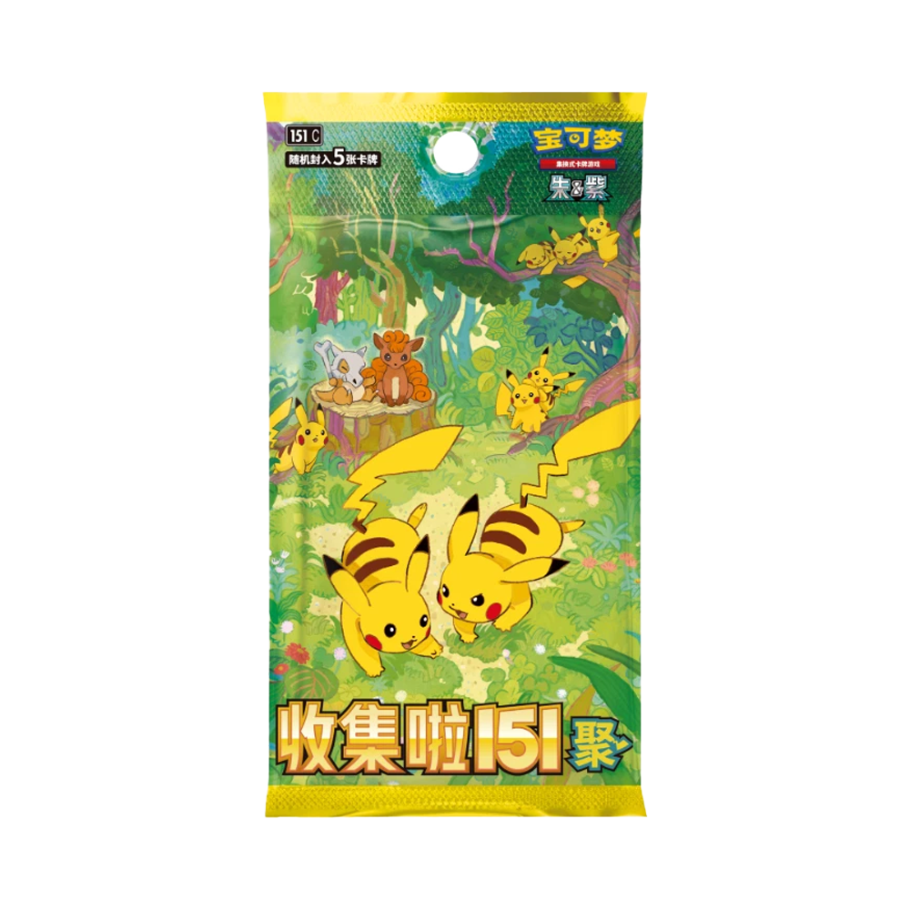 Pokémon Collect 151 Gathering Slim Booster Box - Kinesisk
