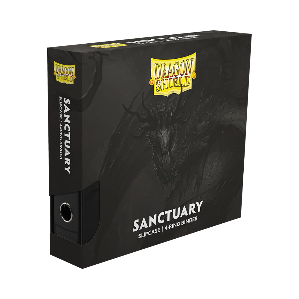 Dragon Shield: Sanctuary Slipcase 4-Ring Binder - Black