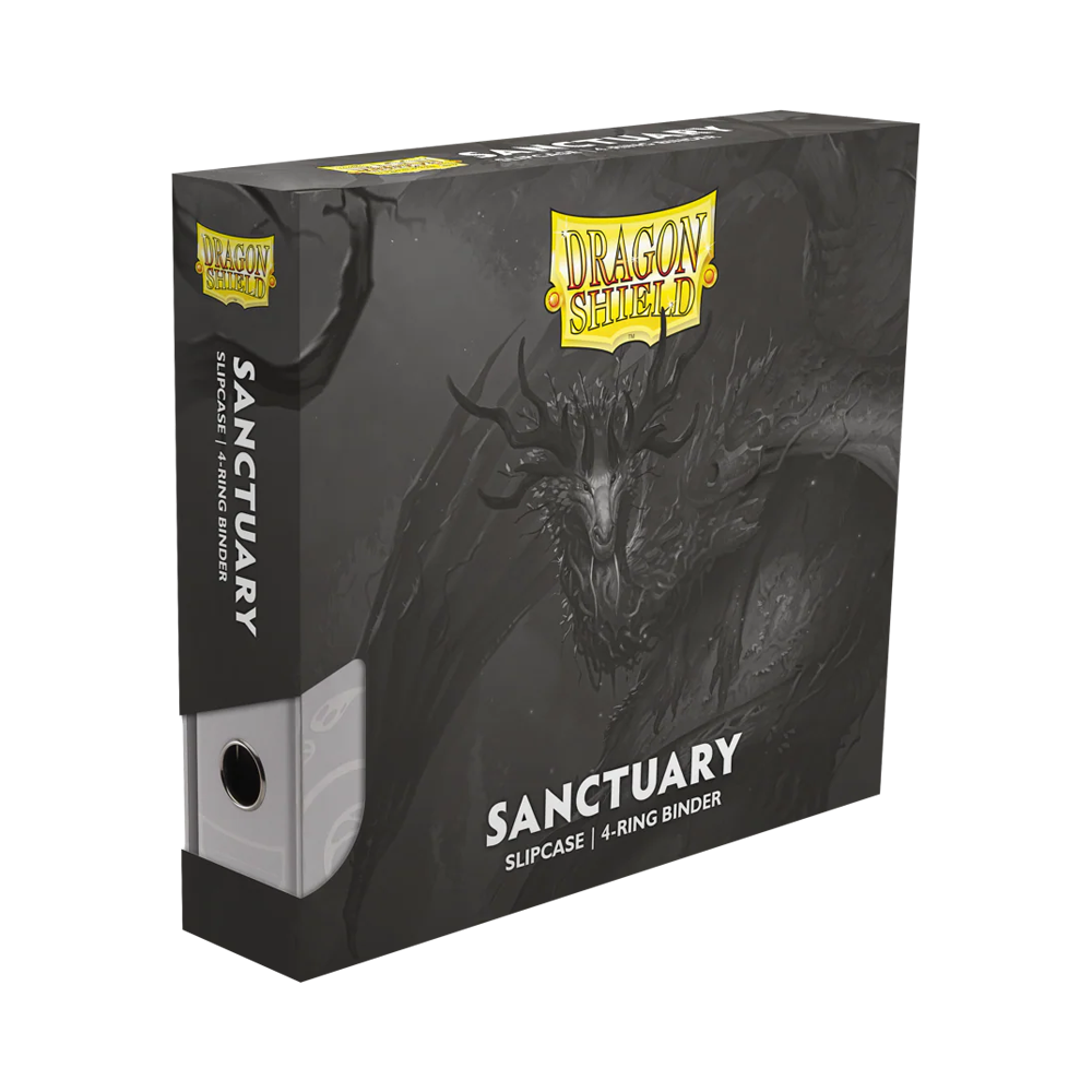 Dragon Shield: Sanctuary Slipcase 4-Ring Binder - White