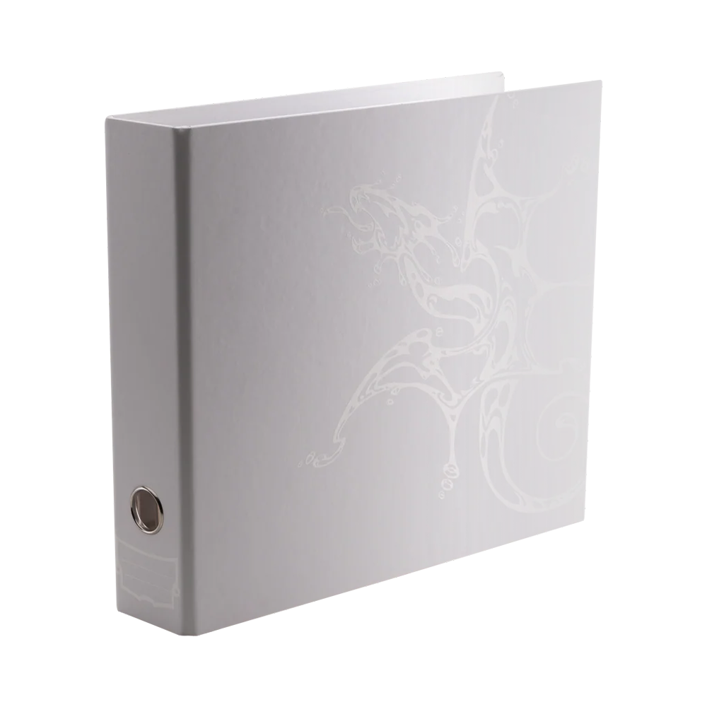 Dragon Shield: Sanctuary Slipcase 4-Ring Binder - White