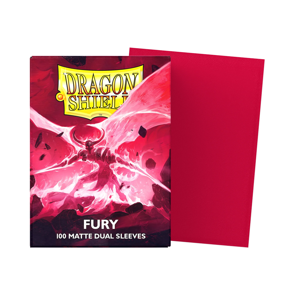 Dragon Shield: Standard Matte Dual Sleeves (100) - Fury