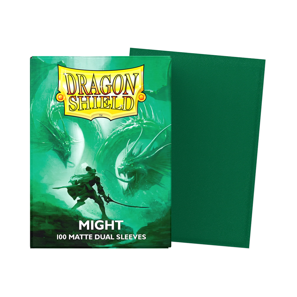 Dragon Shield: Standard Matte Dual Sleeves (100) - Might