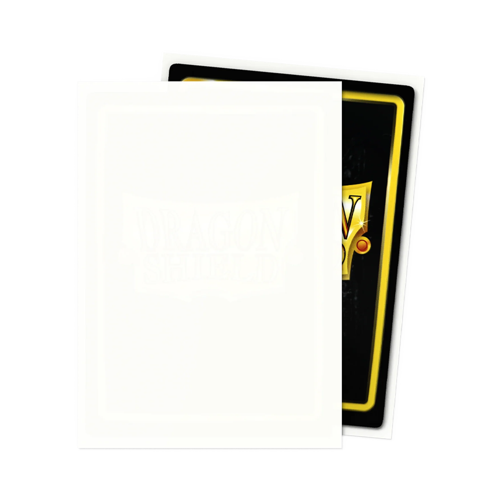 Dragon Shield: Standard Matte Sleeves (100) - White