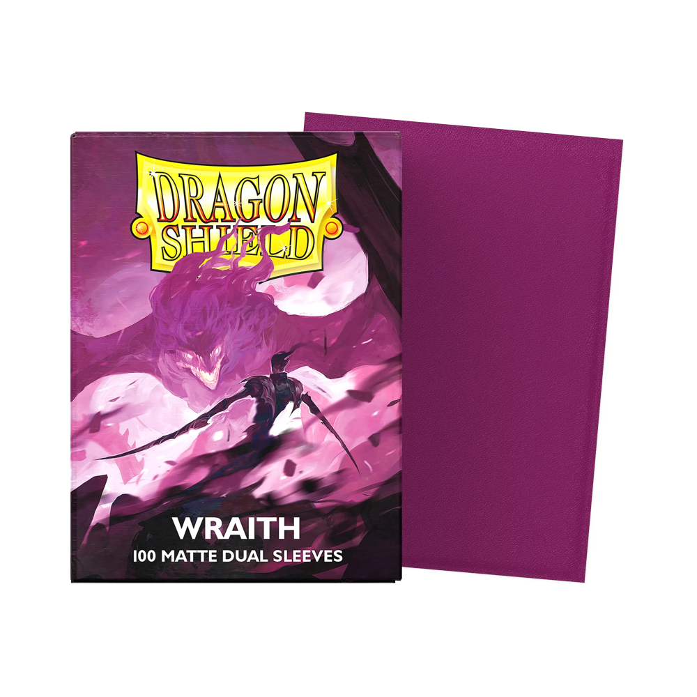 Dragon Shield: Standard Matte Dual Sleeves (100) - Wraith