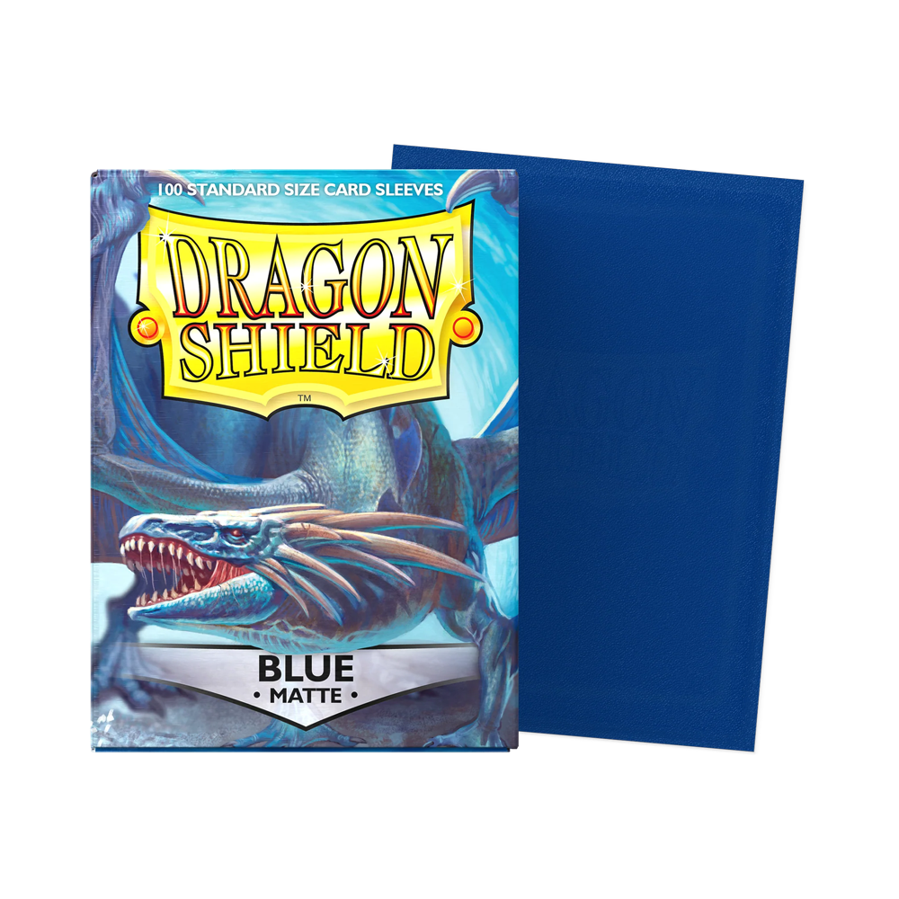 Dragon Shield: Standard Matte Sleeves (100) - Blue