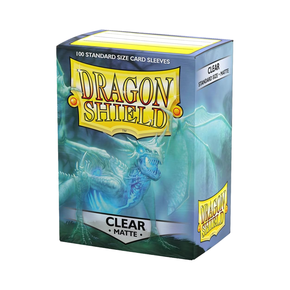 Dragon Shield: Standard Matte Sleeves (100) – Clear