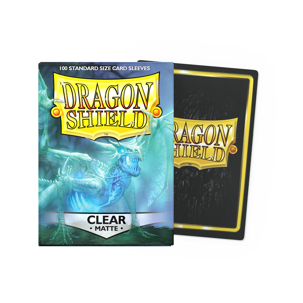 Dragon Shield: Standard Matte Sleeves (100) – Clear