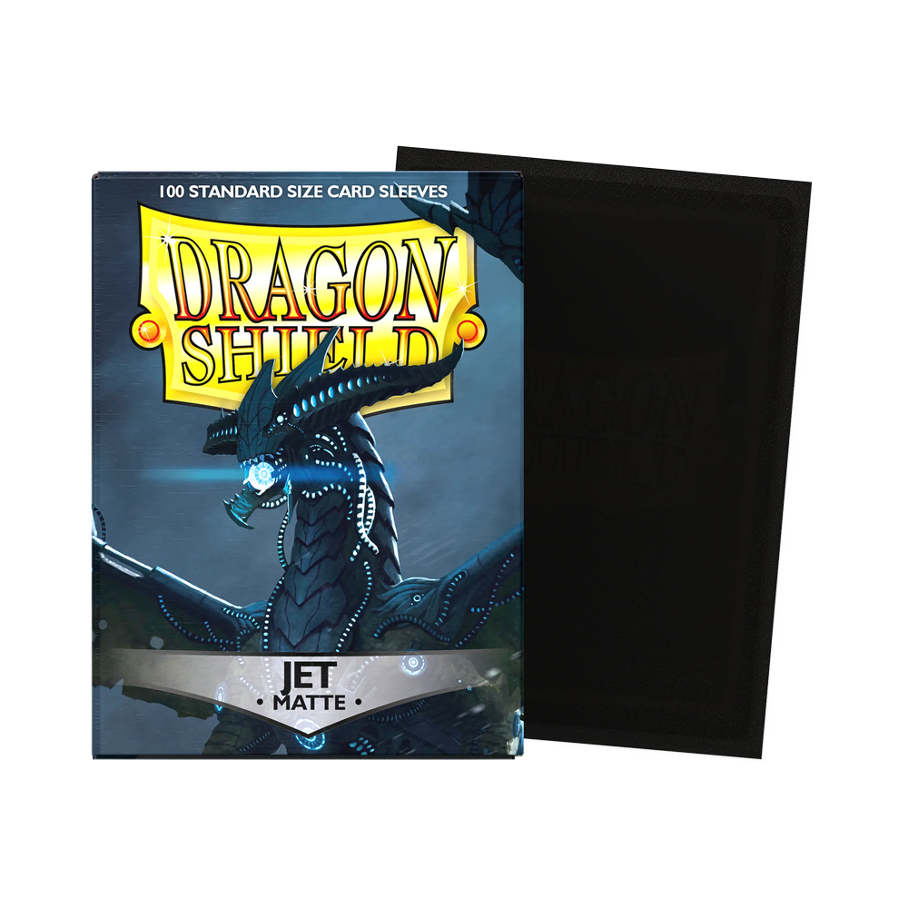 Dragon Shield: Standard Matte Sleeves (100) - Jet
