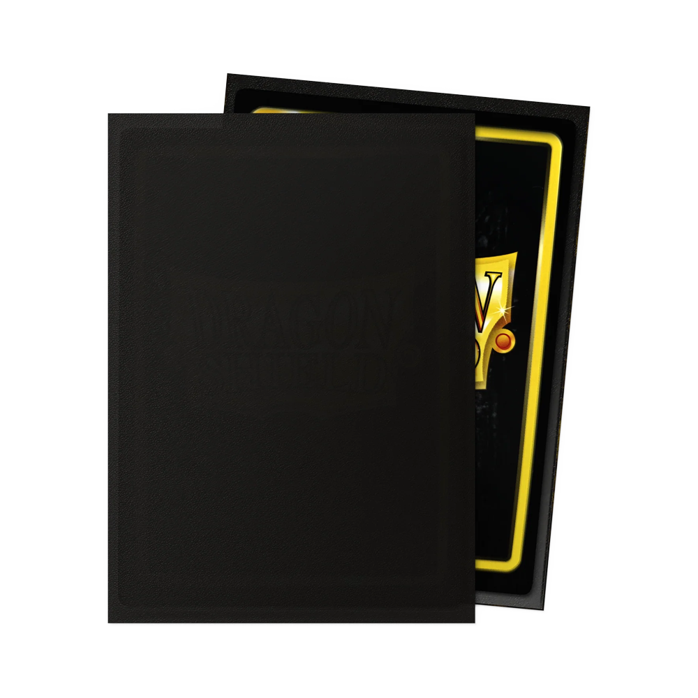 Dragon Shield: Standard Matte Sleeves (100) - Jet