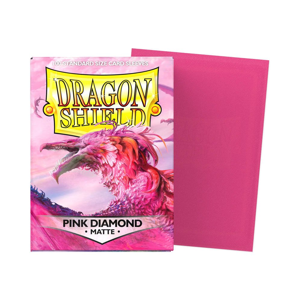 Dragon Shield: Standard Matte Sleeves (100) - Pink Diamond