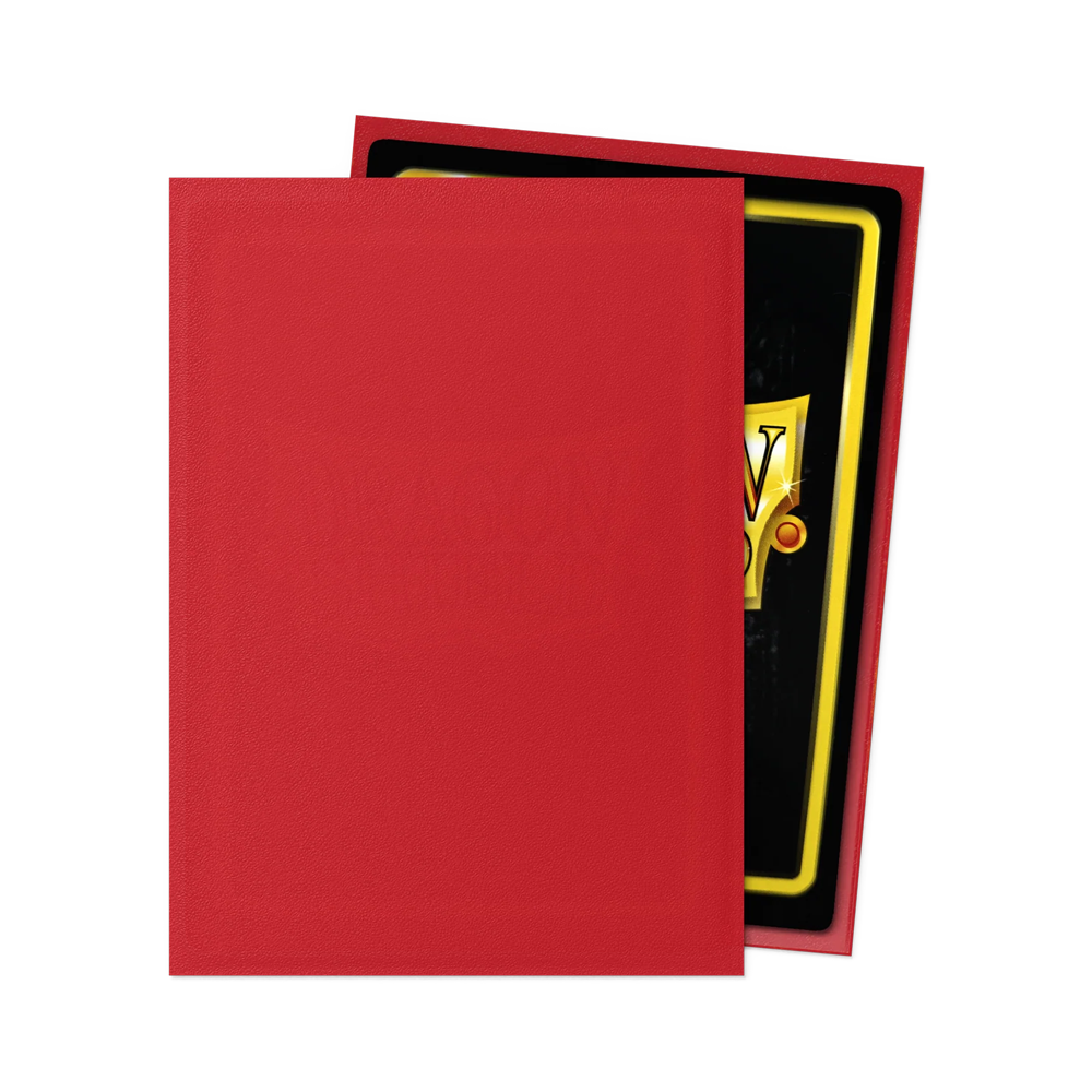 Dragon Shield: Standard Matte Sleeves (100) - Ruby