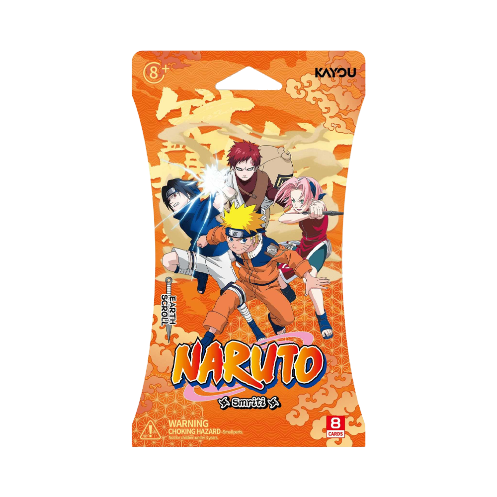 KAYOU Naruto: Smriti Collectible Cards Earth Scroll Blister Booster Pack