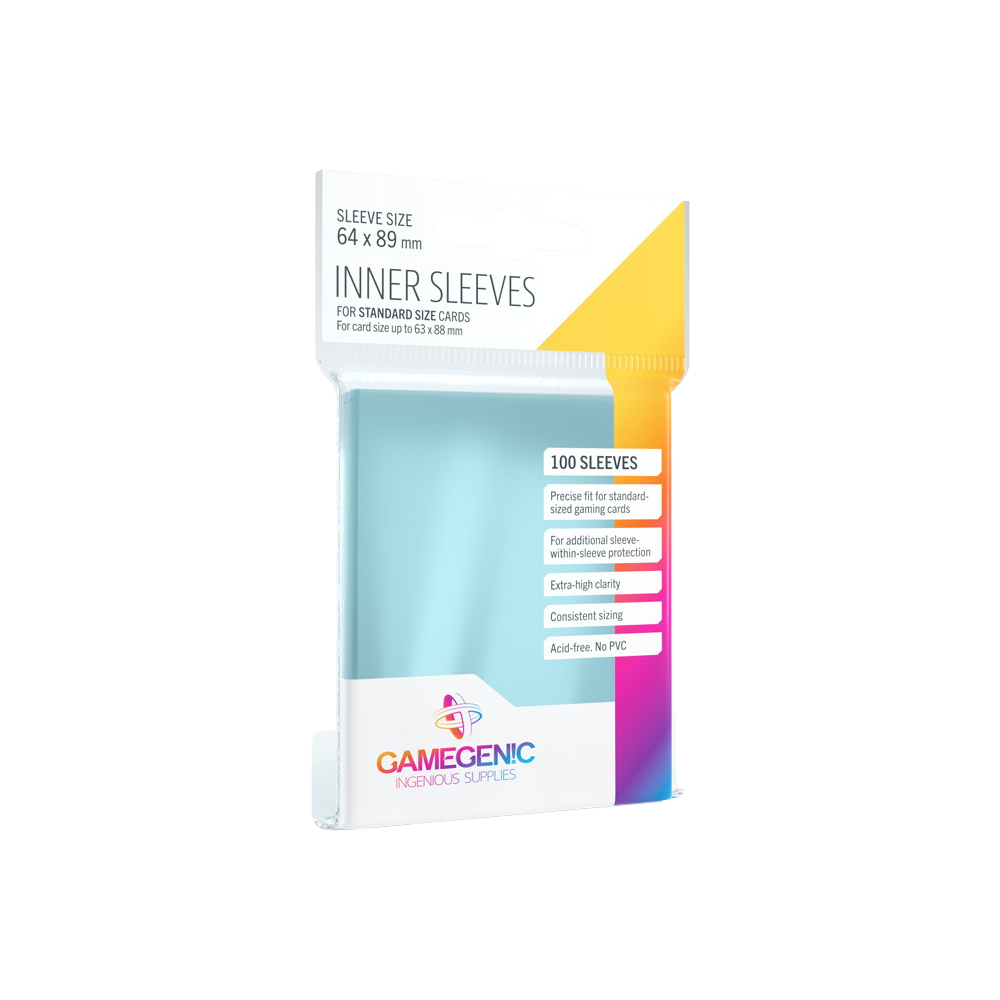 Gamegenic: Inner Sleeves 64x89 mm (100 st)