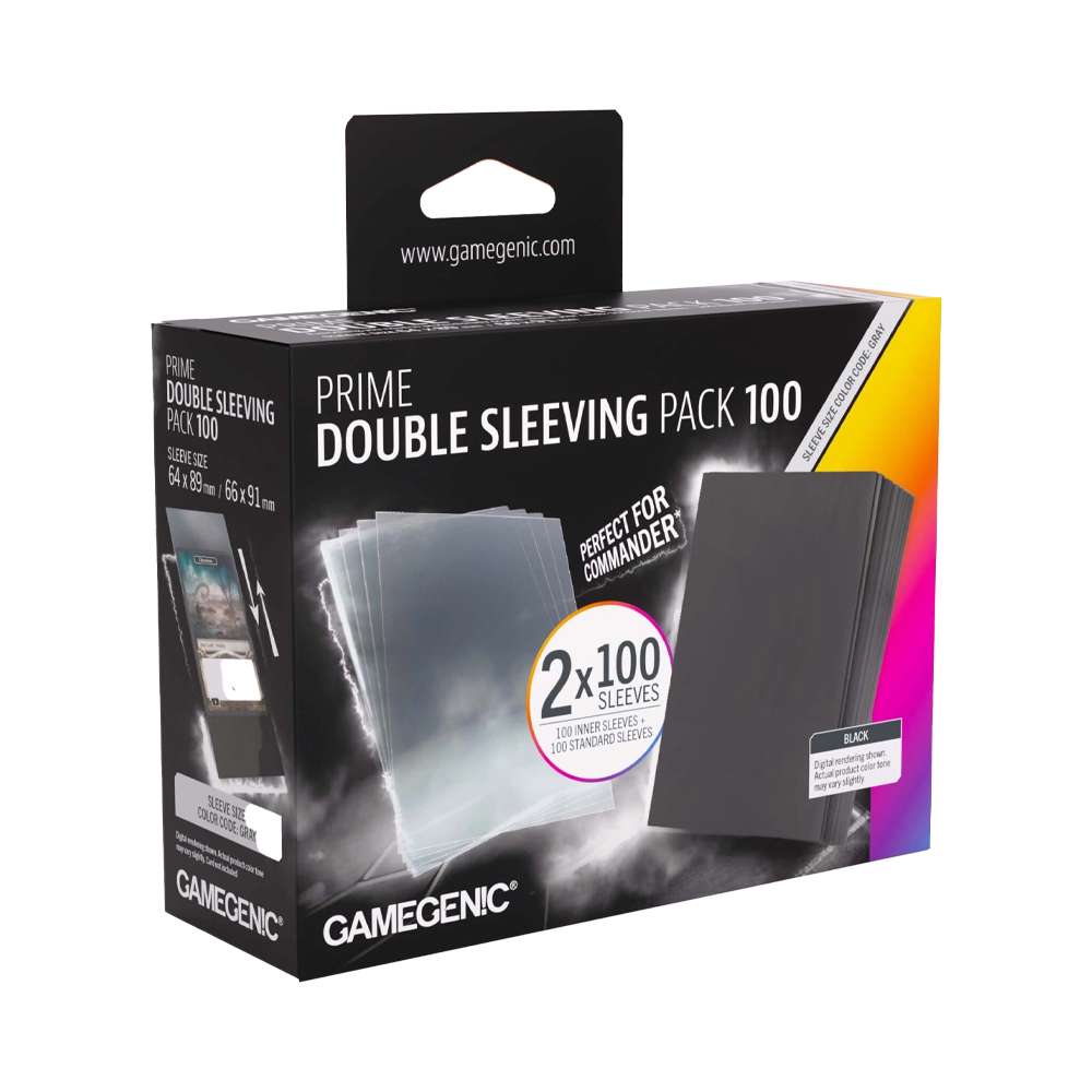 Gamegenic: Prime Double Sleeving Pack (2 x 100 st)