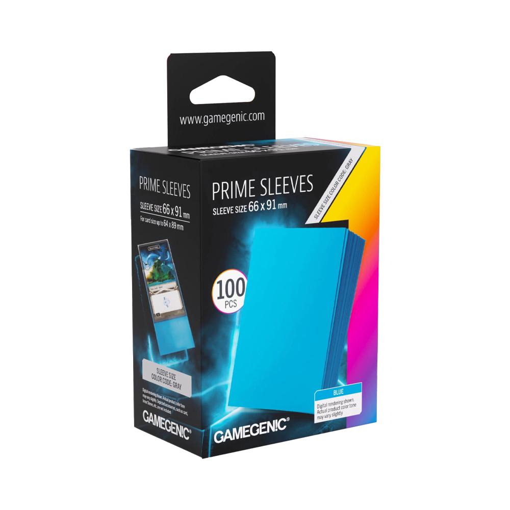 Gamegenic: Prime Sleeves Standard Size (100 st) - Blå