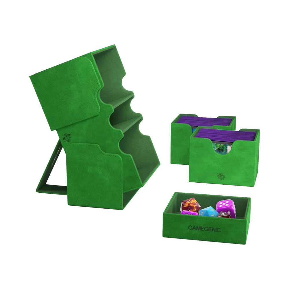 Gamegenic: Stronghold 200+ XL Convertible Deck Box - Green