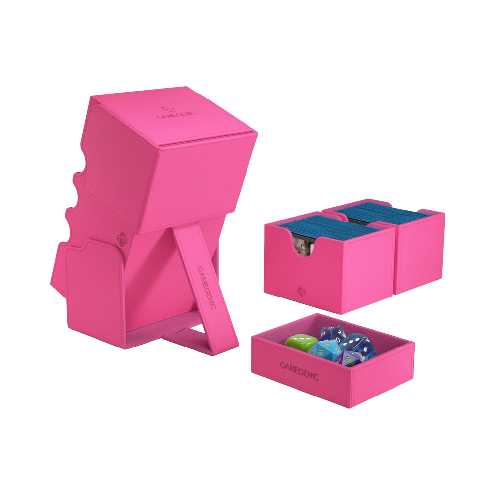 Gamegenic: Stronghold 200+ XL Convertible Deck Box - Pink
