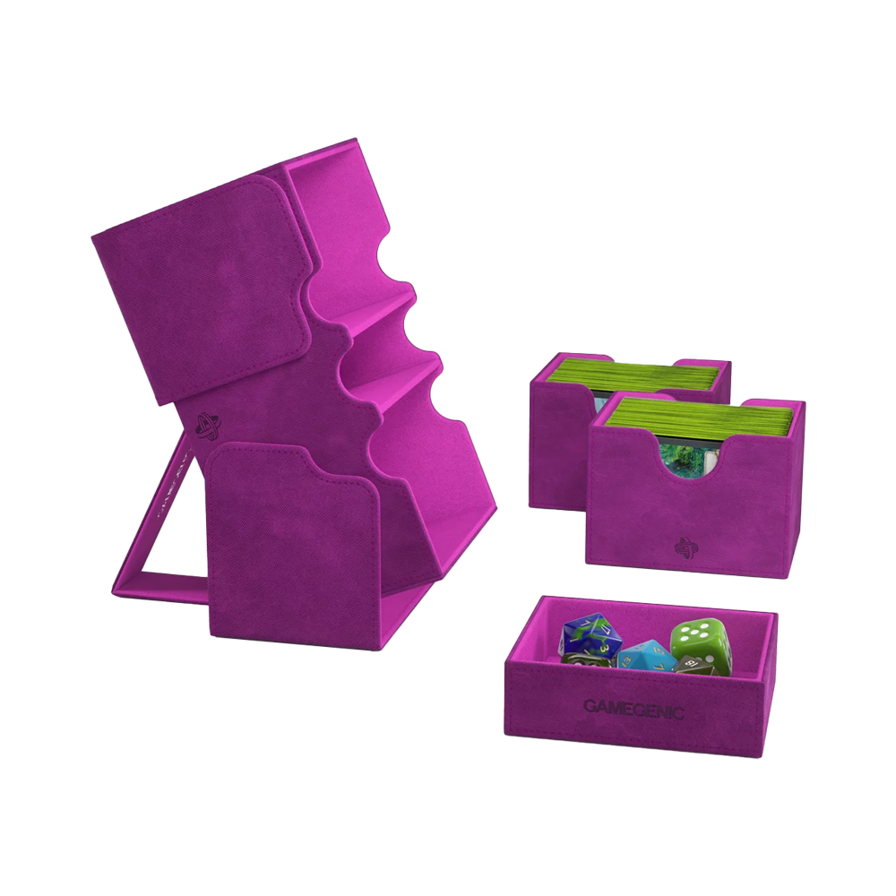 Gamegenic: Stronghold 200+ XL Convertible Deck Box - Purple