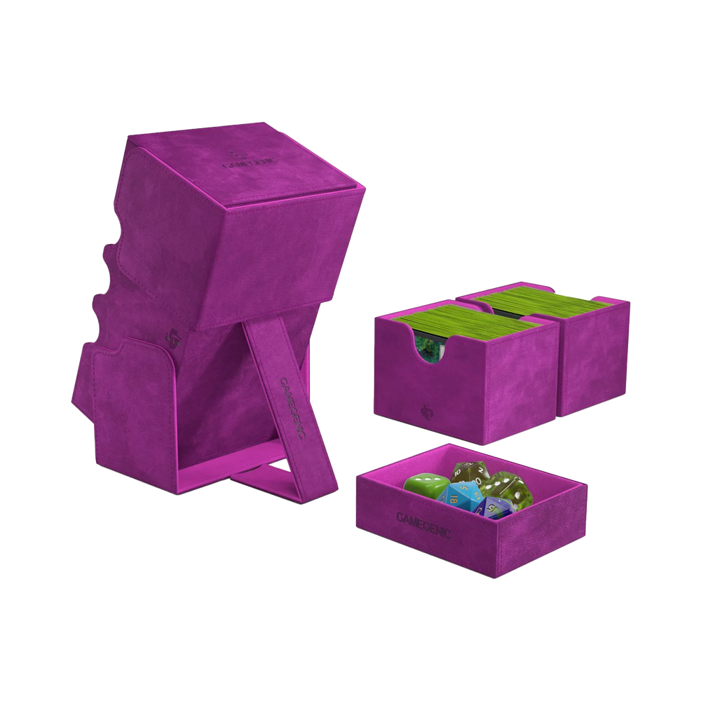 Gamegenic: Stronghold 200+ XL Convertible Deck Box - Purple