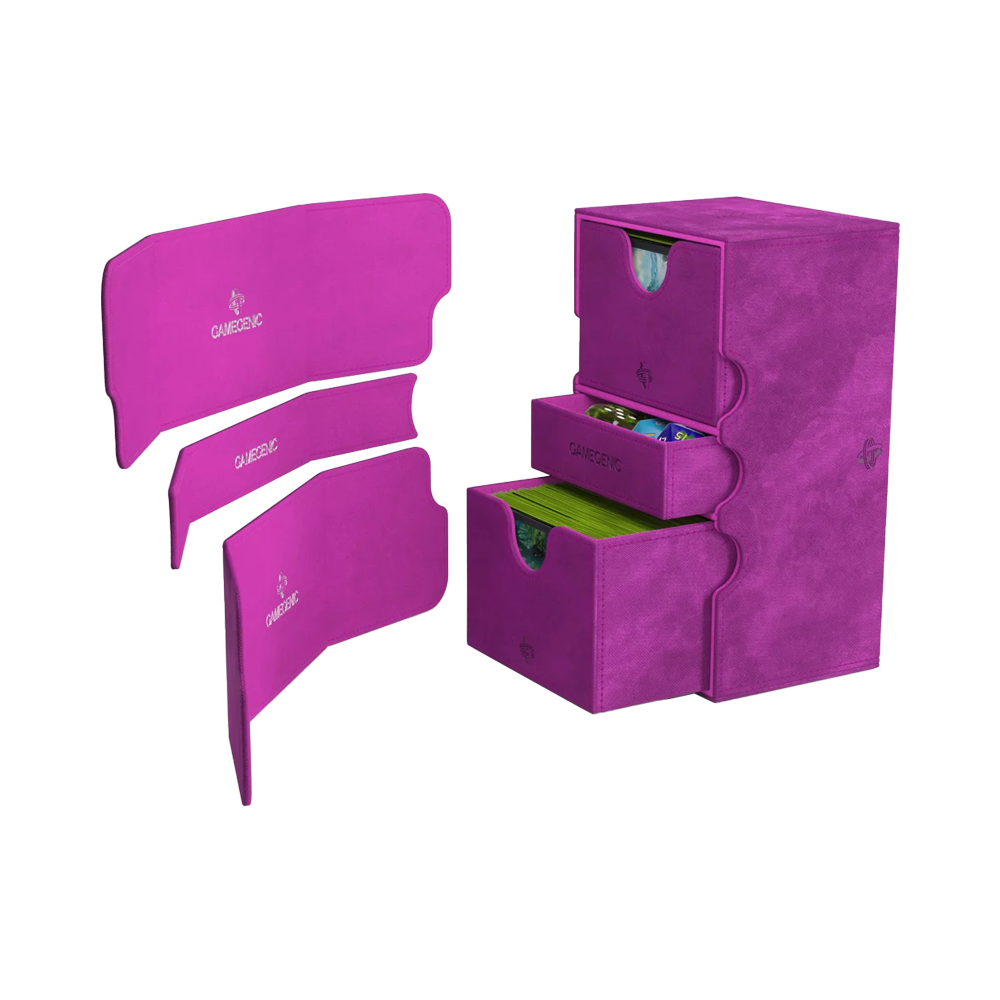 Gamegenic: Stronghold 200+ XL Convertible Deck Box - Purple