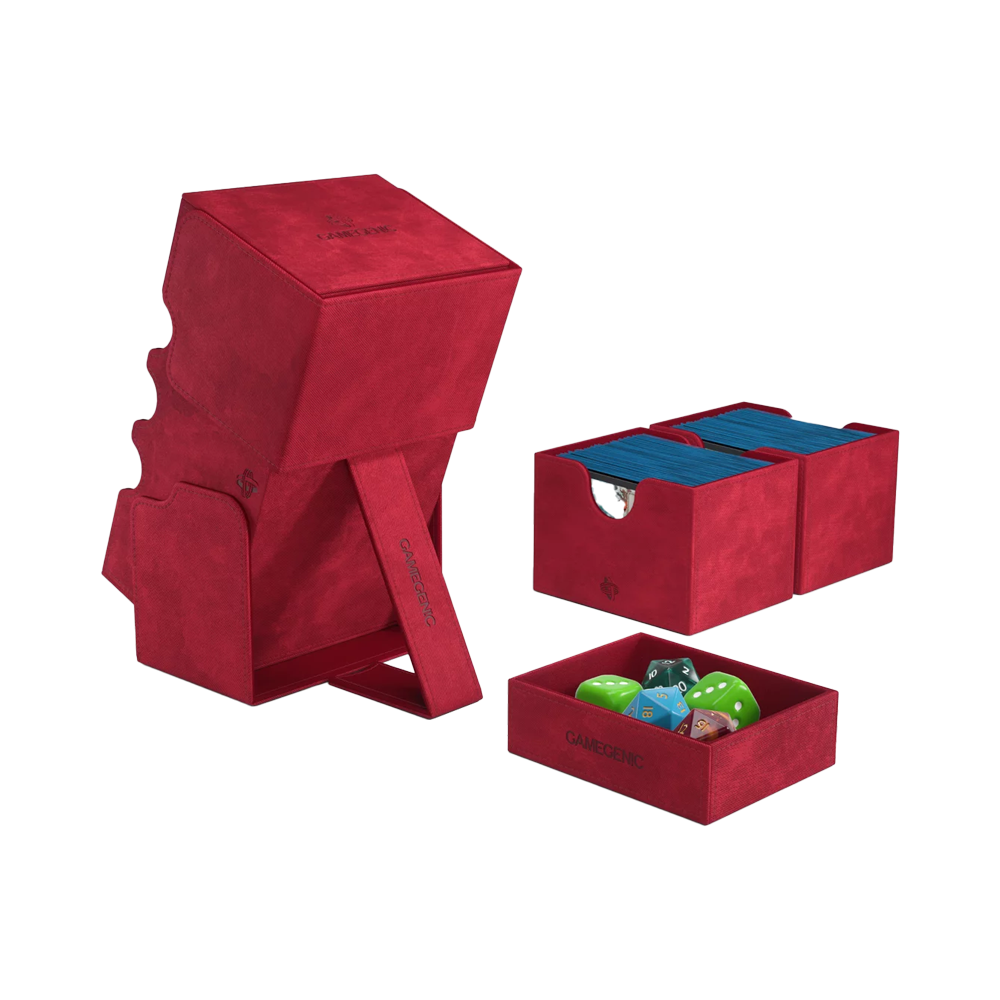 Gamegenic: Stronghold 200+ XL Convertible Deck Box - Red