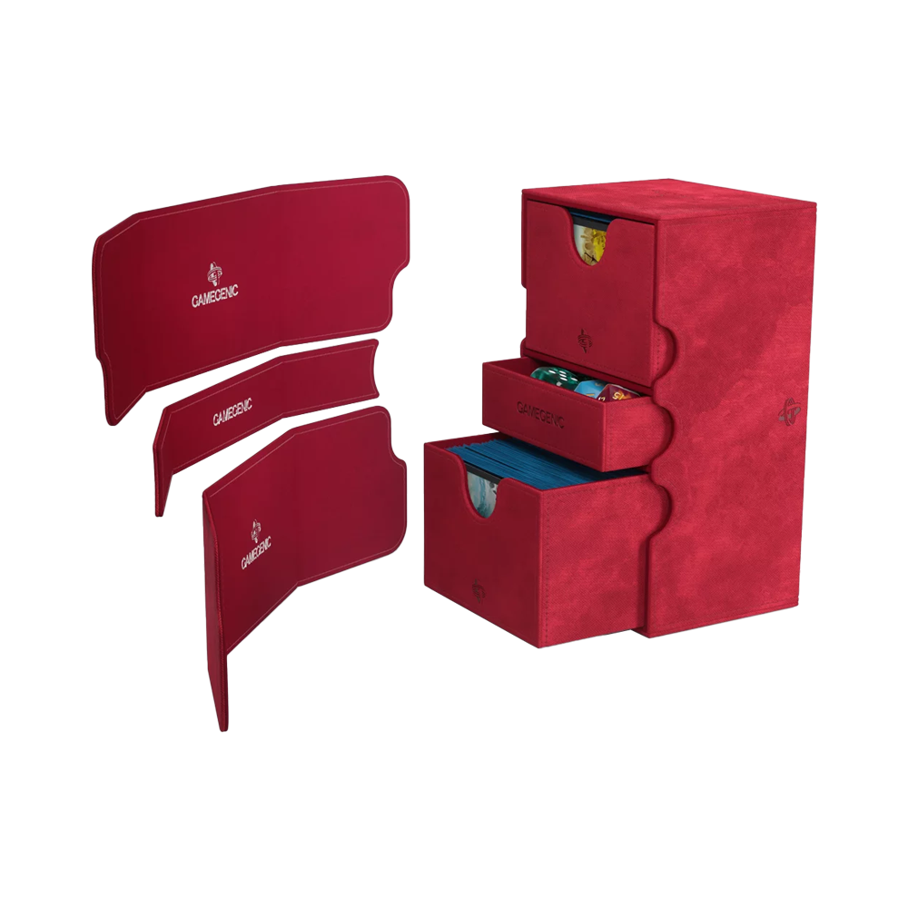 Gamegenic: Stronghold 200+ XL Convertible Deck Box - Red