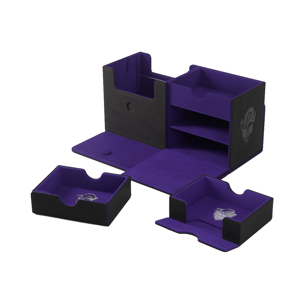 Gamegenic: The Academic 133+ XL TOLARIAN EDITION Deck Box - Black/Purple