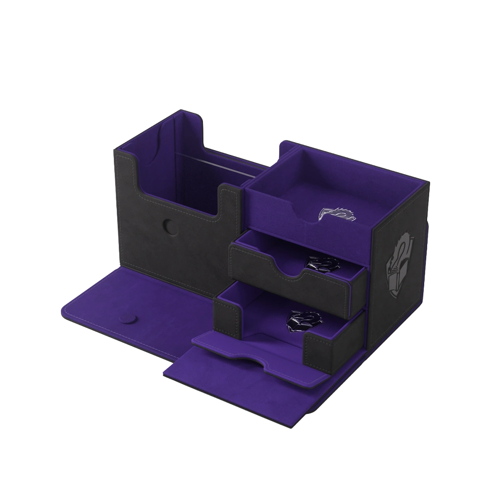 Gamegenic: The Academic 133+ XL TOLARIAN EDITION Deck Box - Black/Purple