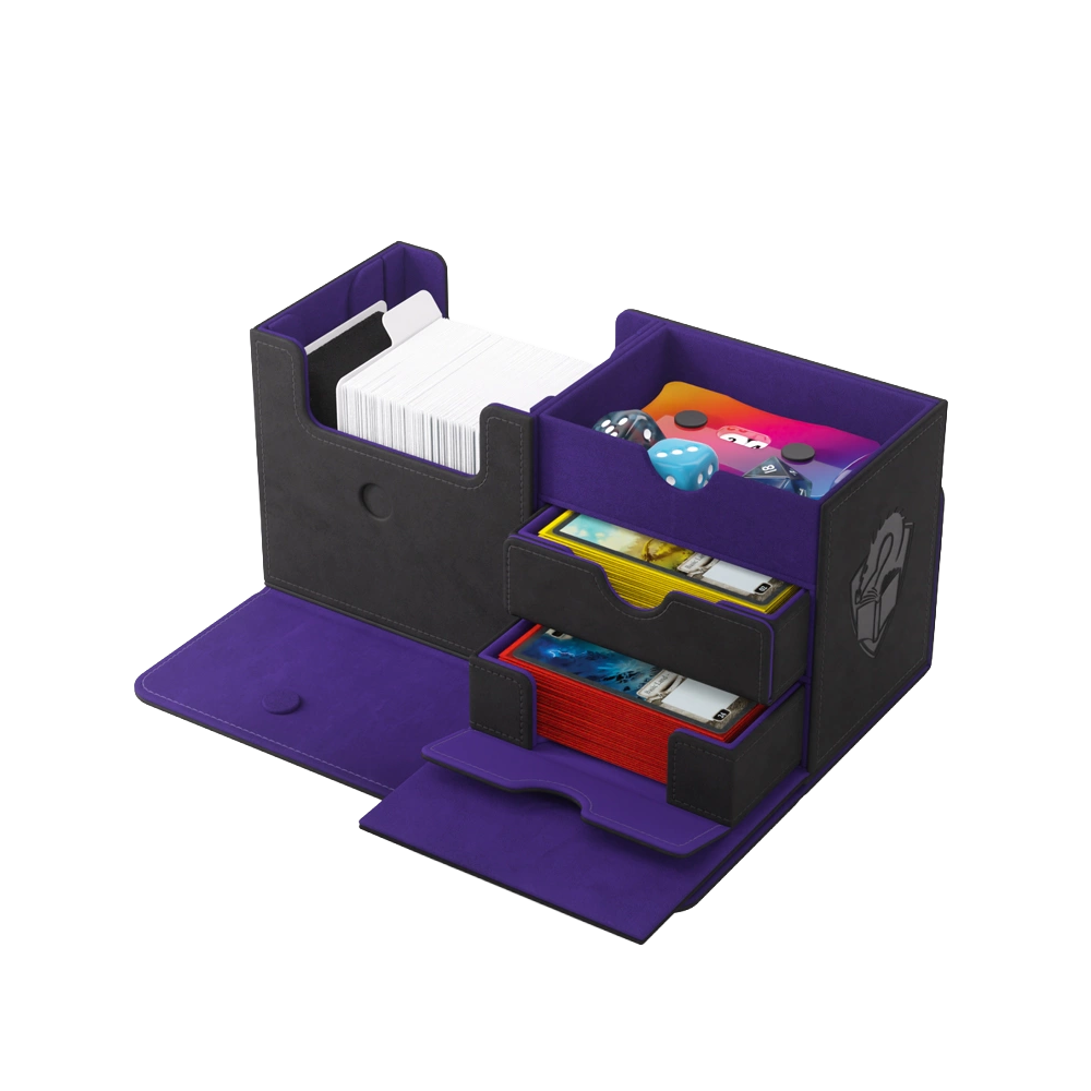 Gamegenic: The Academic 133+ XL TOLARIAN EDITION Deck Box - Black/Purple