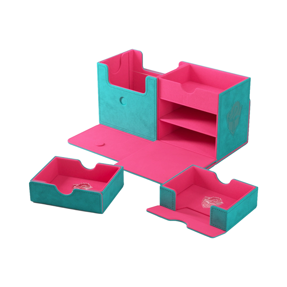 Gamegenic: The Academic 133+ XL TOLARIAN EDITION Deck Box - Teal/Pink