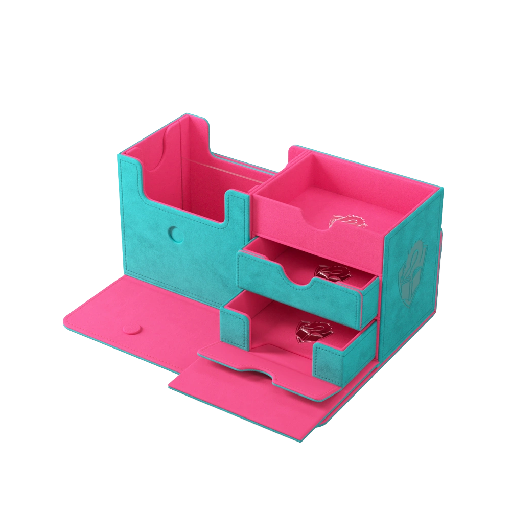 Gamegenic: The Academic 133+ XL TOLARIAN EDITION Deck Box - Teal/Pink
