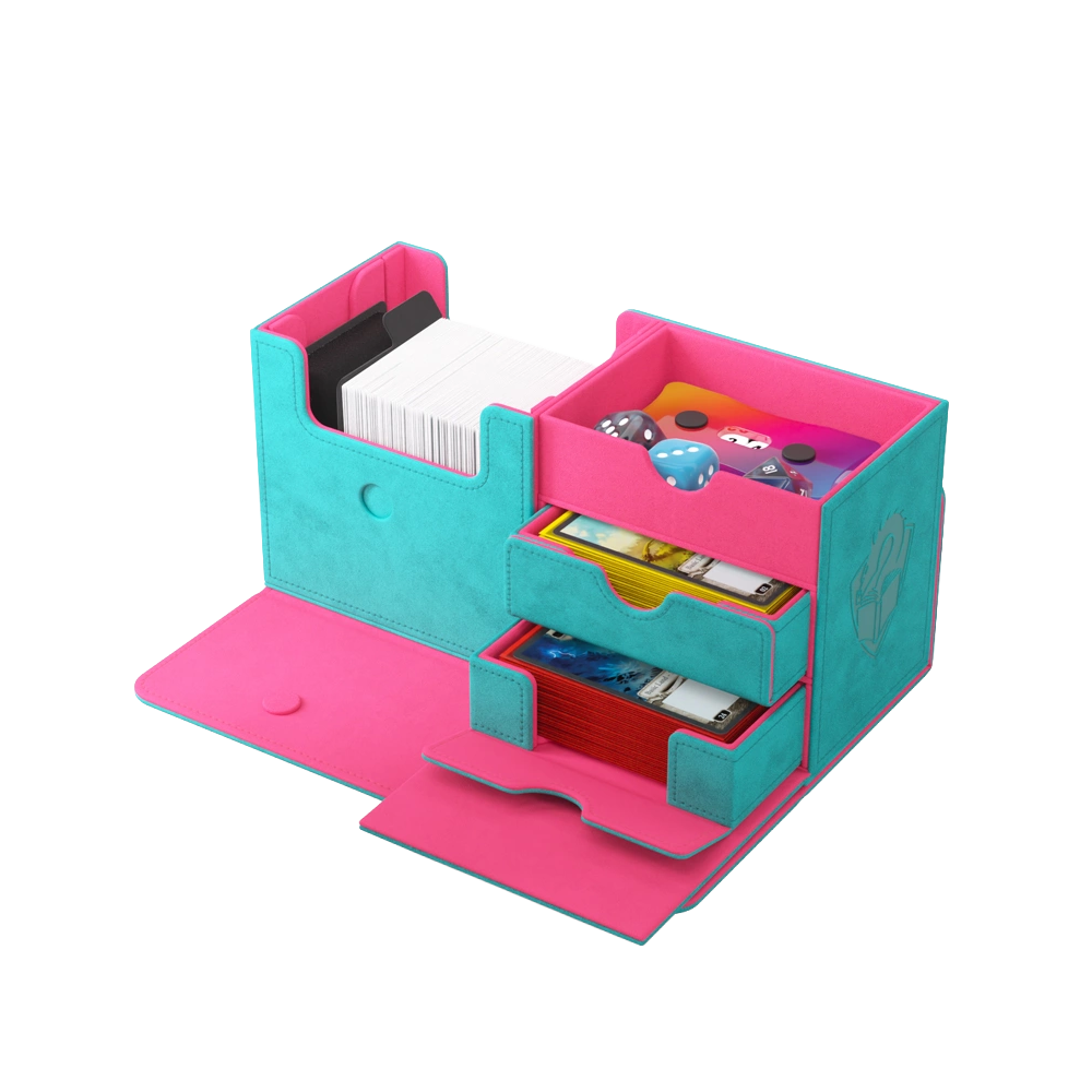 Gamegenic: The Academic 133+ XL TOLARIAN EDITION Deck Box - Teal/Pink