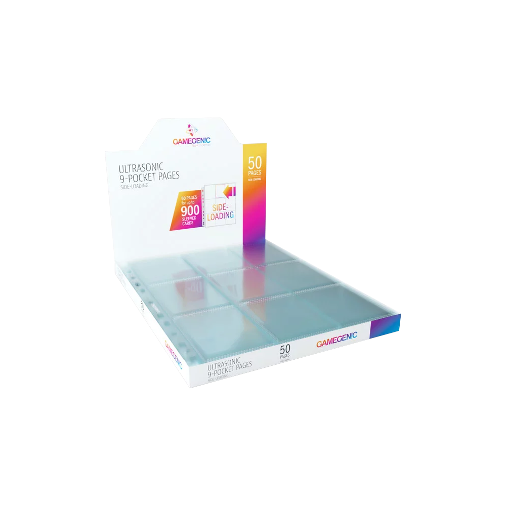 Gamegenic: Ultrasonic 9-Pocket Pages Side-Loading (50 sidor)