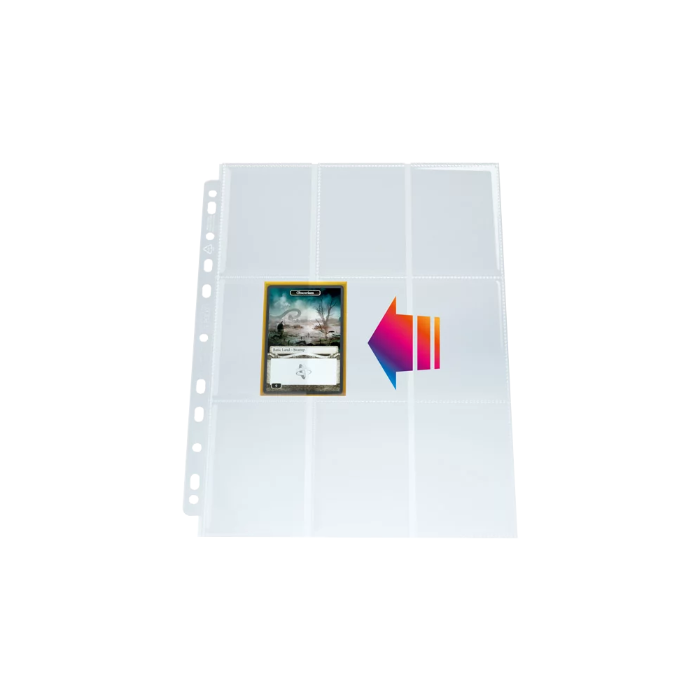 Gamegenic: Ultrasonic 9-Pocket Pages Side-Loading (50 sidor)
