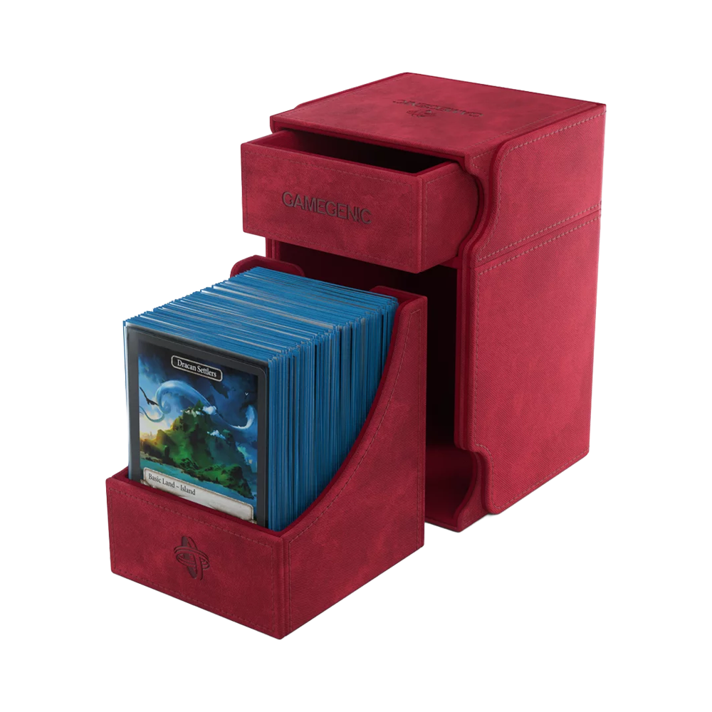 Gamegenic: Watchtower 100+ XL Convertible Deck Box - Red