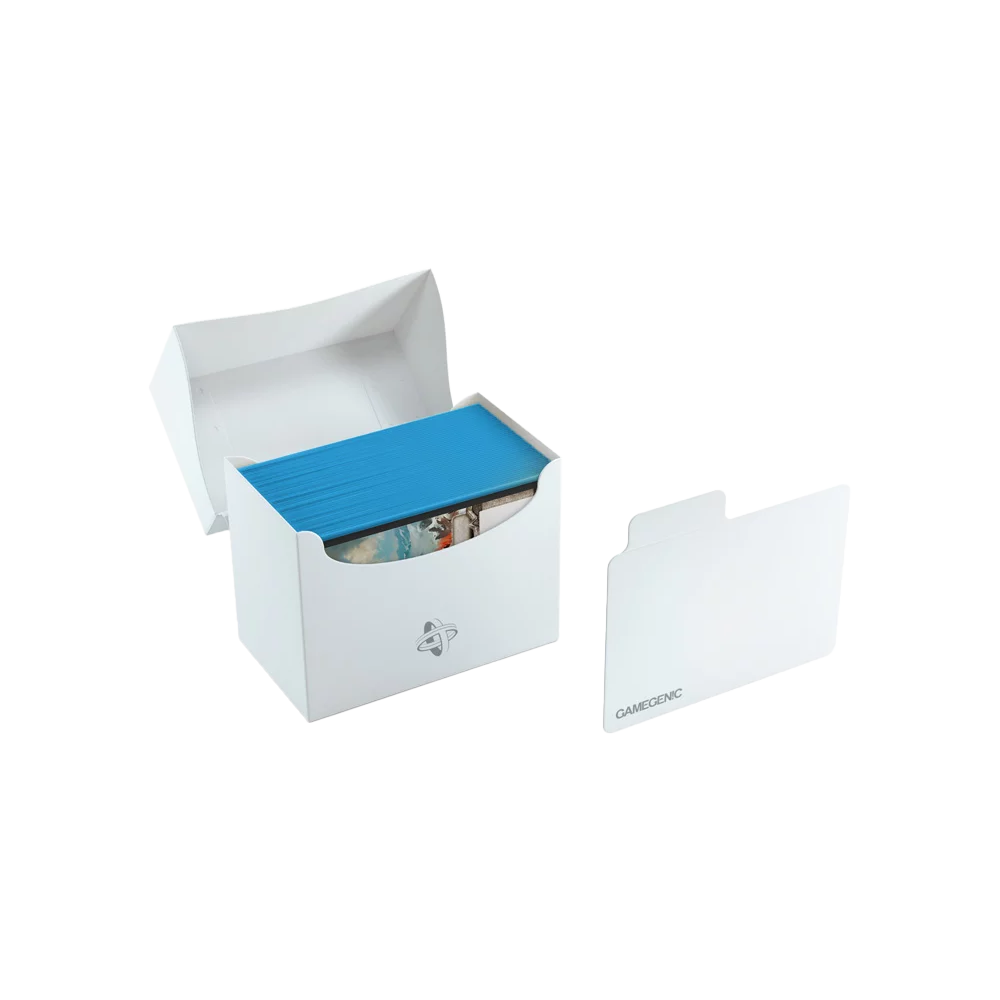 Gamegenic: Side Holder 80+ Deck Box - White