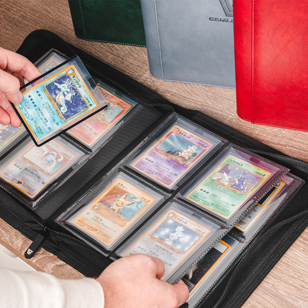 Gemloader: Premium Toploader Fit Collector's Binder - 112 pockets (2x2)