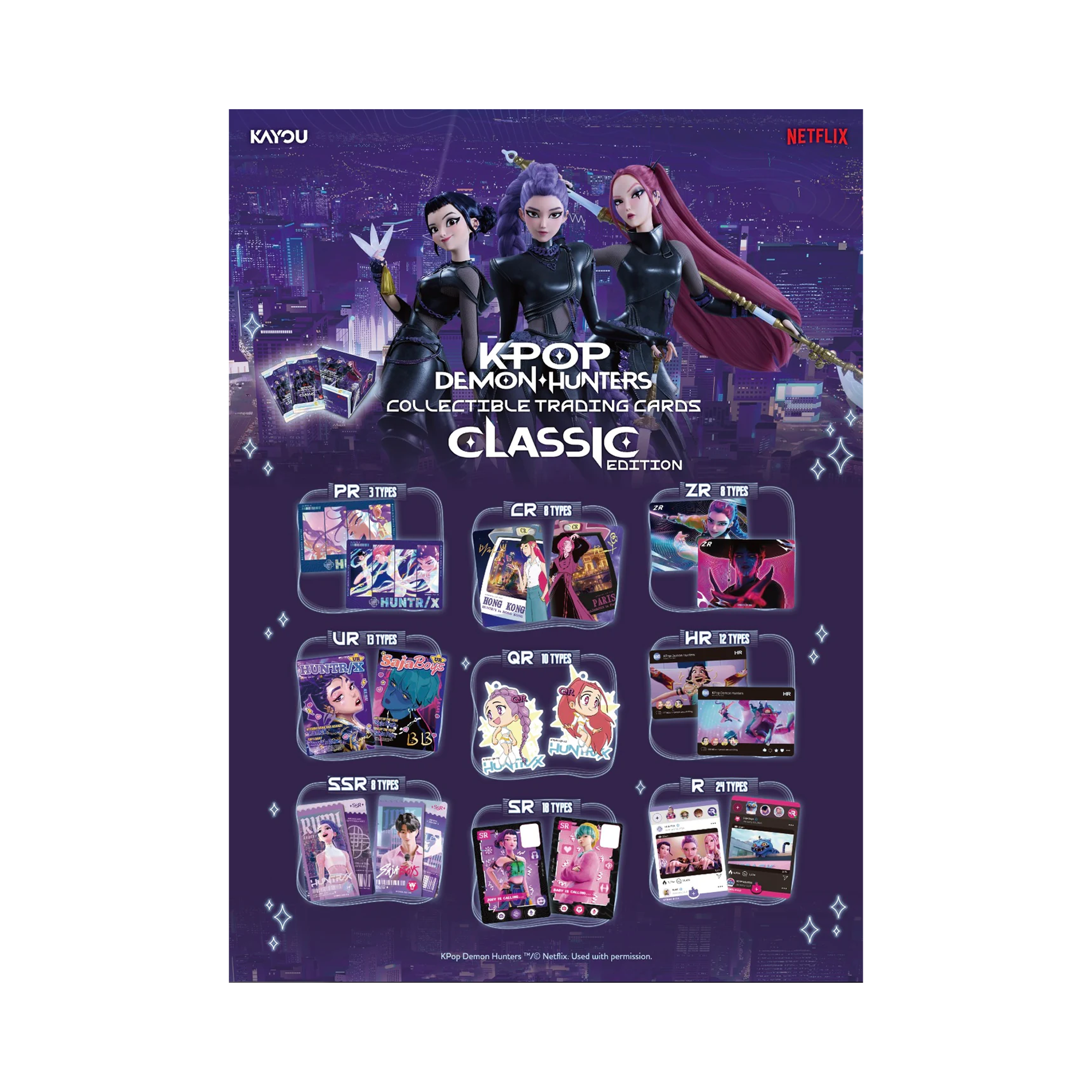 KAYOU KPop Demon Hunters: Collectible Trading Cards Series 1 – Classic Edition Booster Box (20)