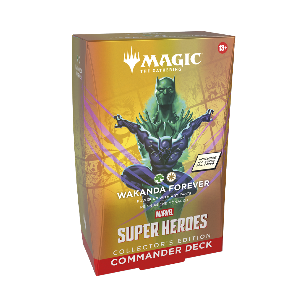 Magic: The Gathering – Marvel Super Heroes Commander Deck Collector's Edition Wakanda Forever