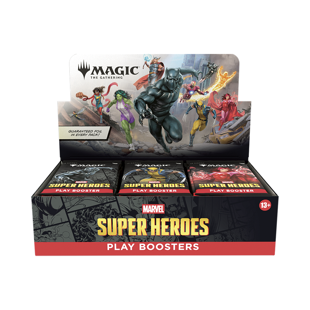 Magic: The Gathering – Marvel Super Heroes Play Booster Display