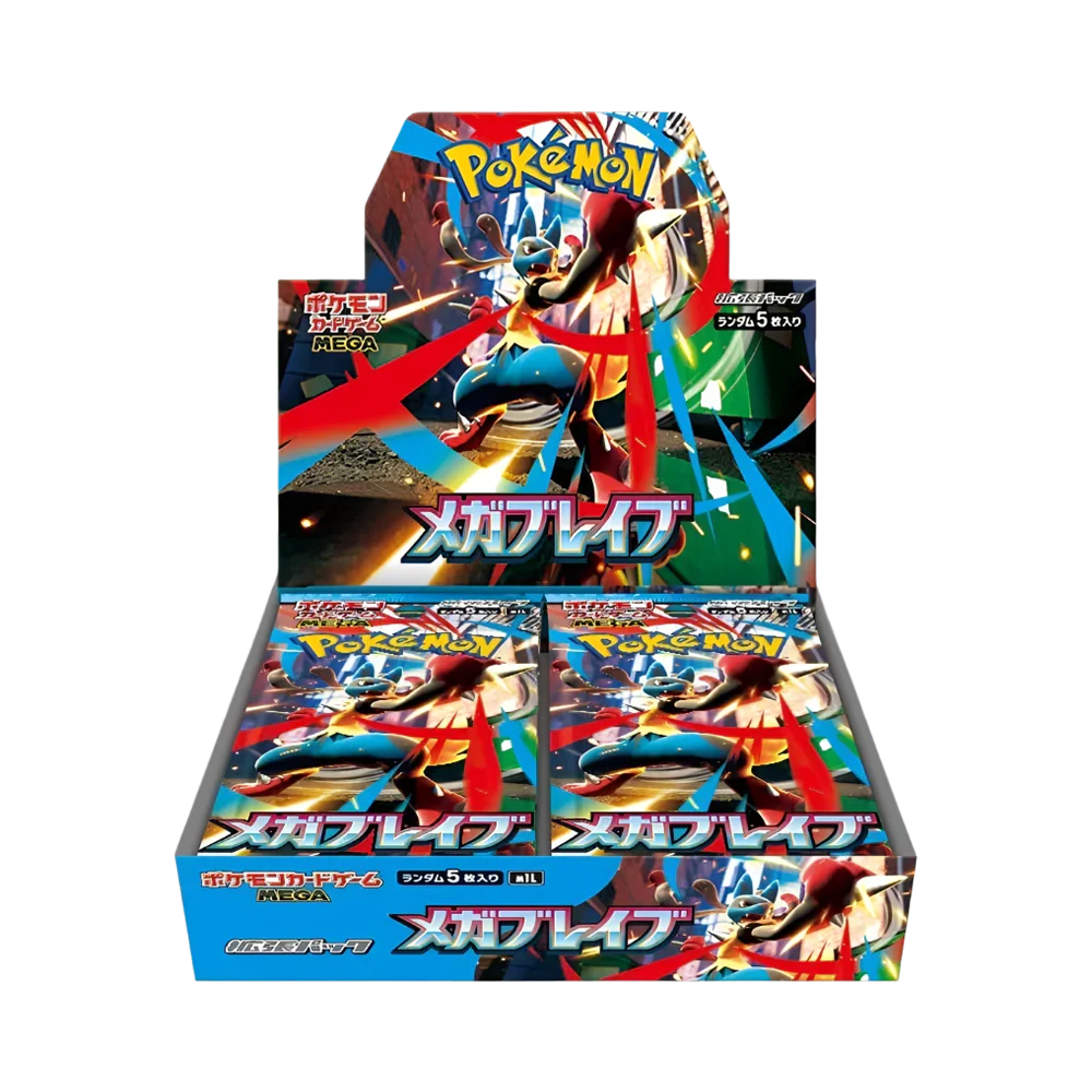 Pokémon MEGA Brave Booster Box (M1L) - Japansk
