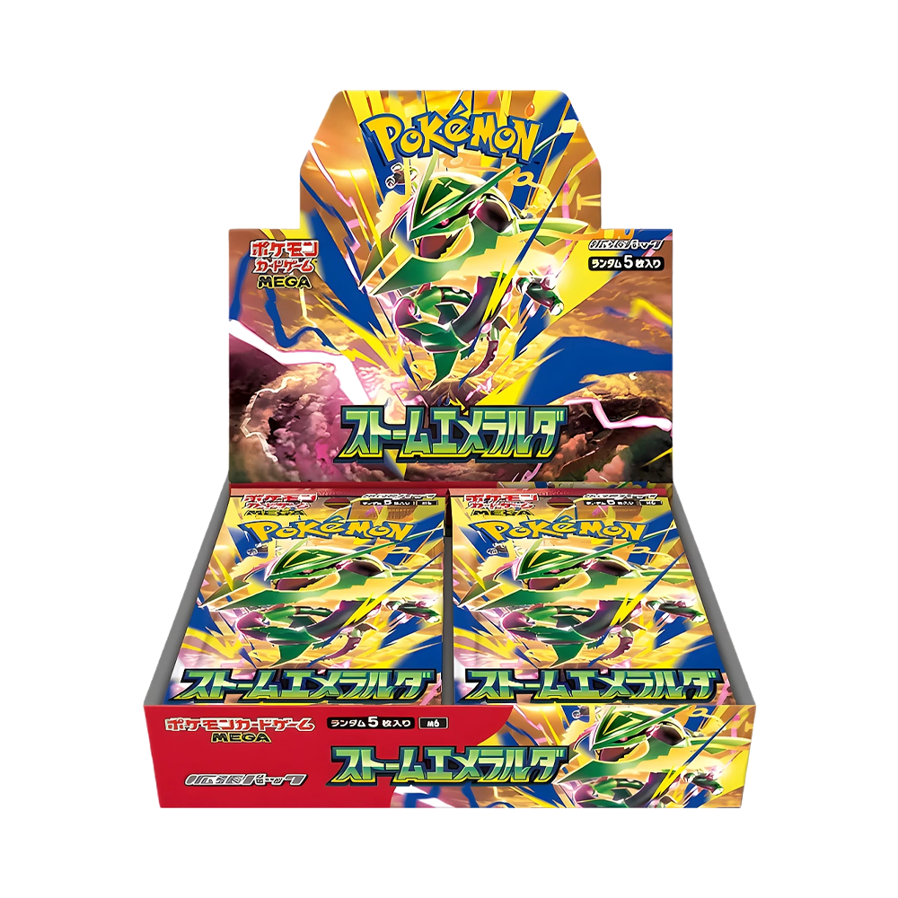 Pokémon MEGA Storm Emeralda Booster Box (M6) - Japansk