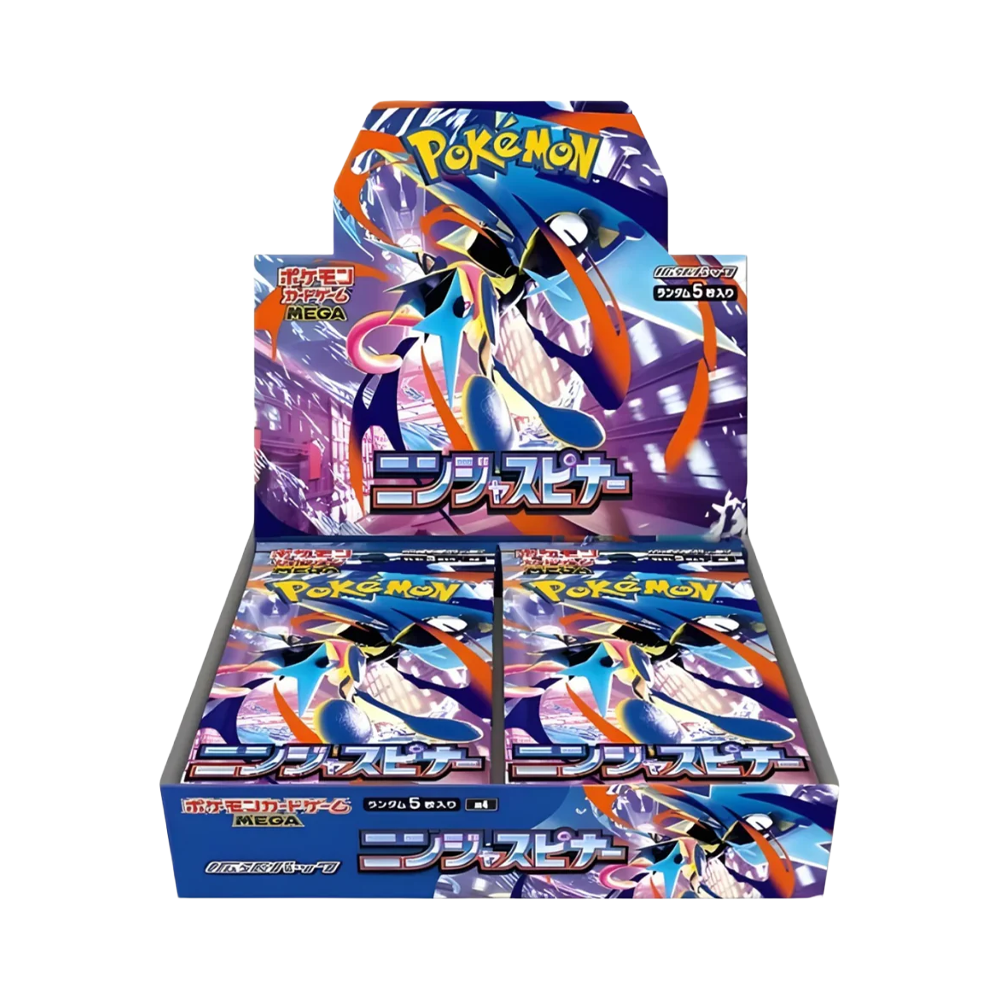 Pokémon MEGA Ninja Spinner Booster Box (M4) - Japansk