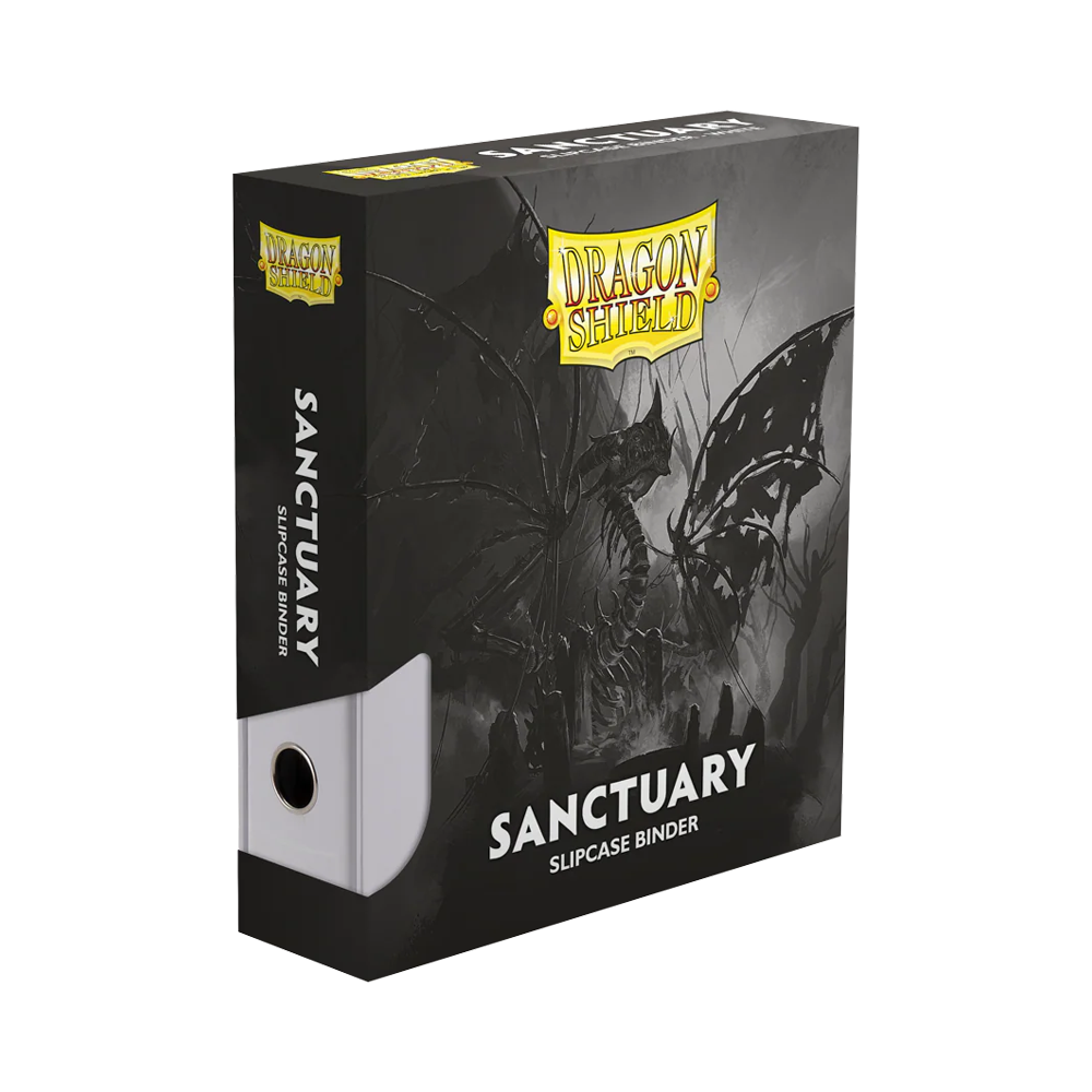 Dragon Shield: Sanctuary Slipcase 3-Ring Binder - White