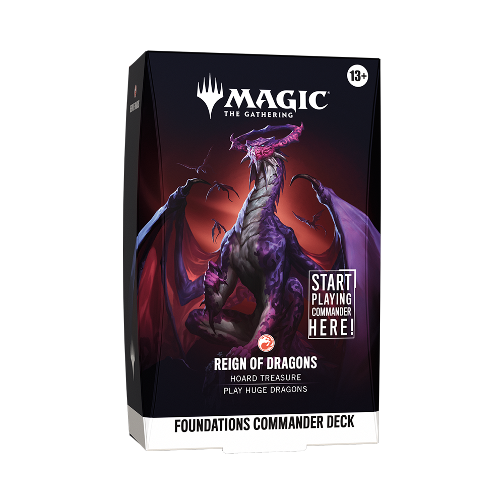 Magic: The Gathering – Reality Fracture Foundations Commander Deck: Reign of Dragons