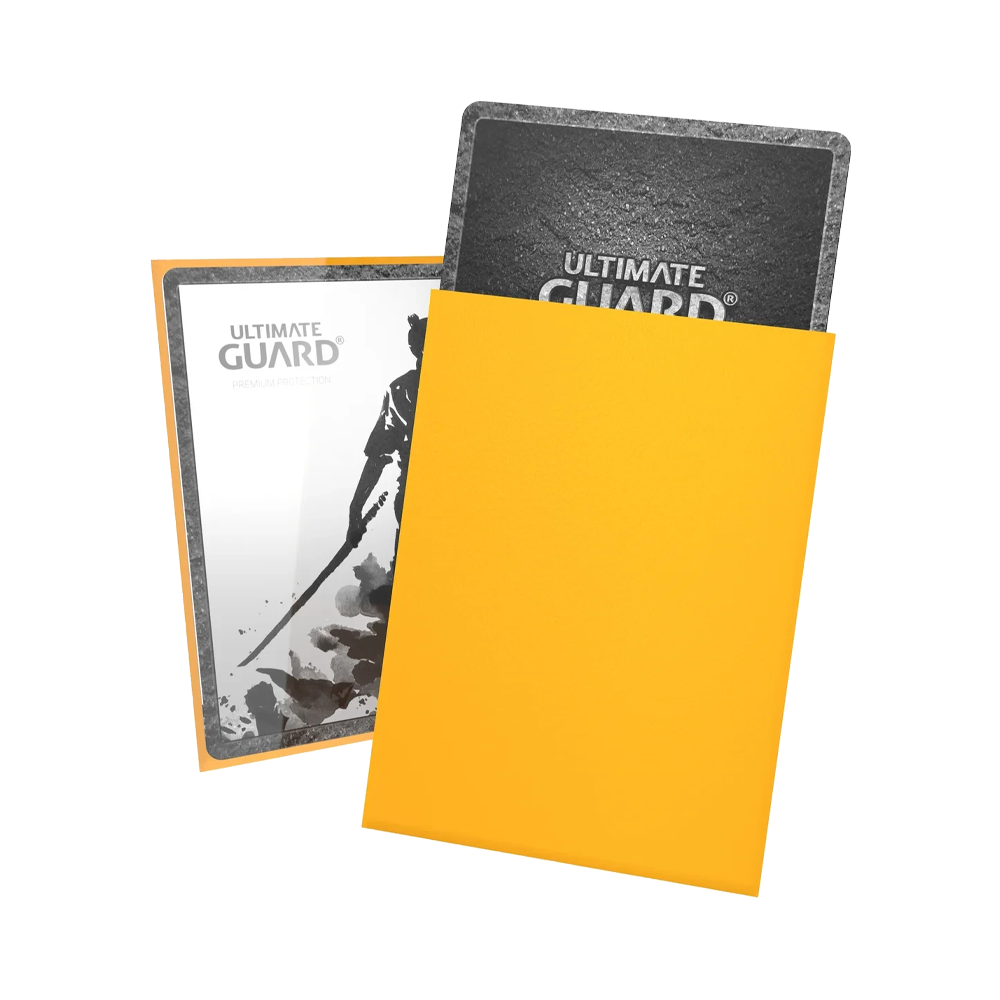Ultimate Guard: Katana Sleeves Standard Size (100) - Yellow