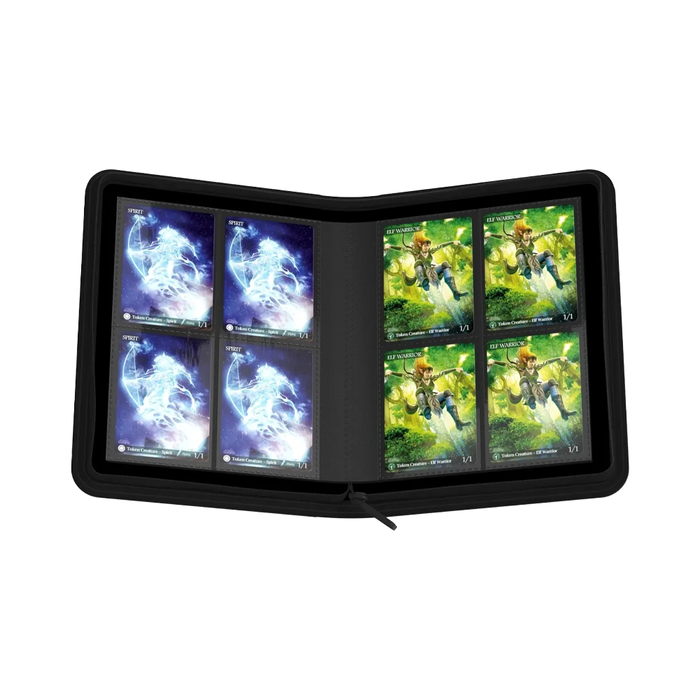 Ultimate Guard: Zipfolio 160 8-Pocket Xenoskin - Black