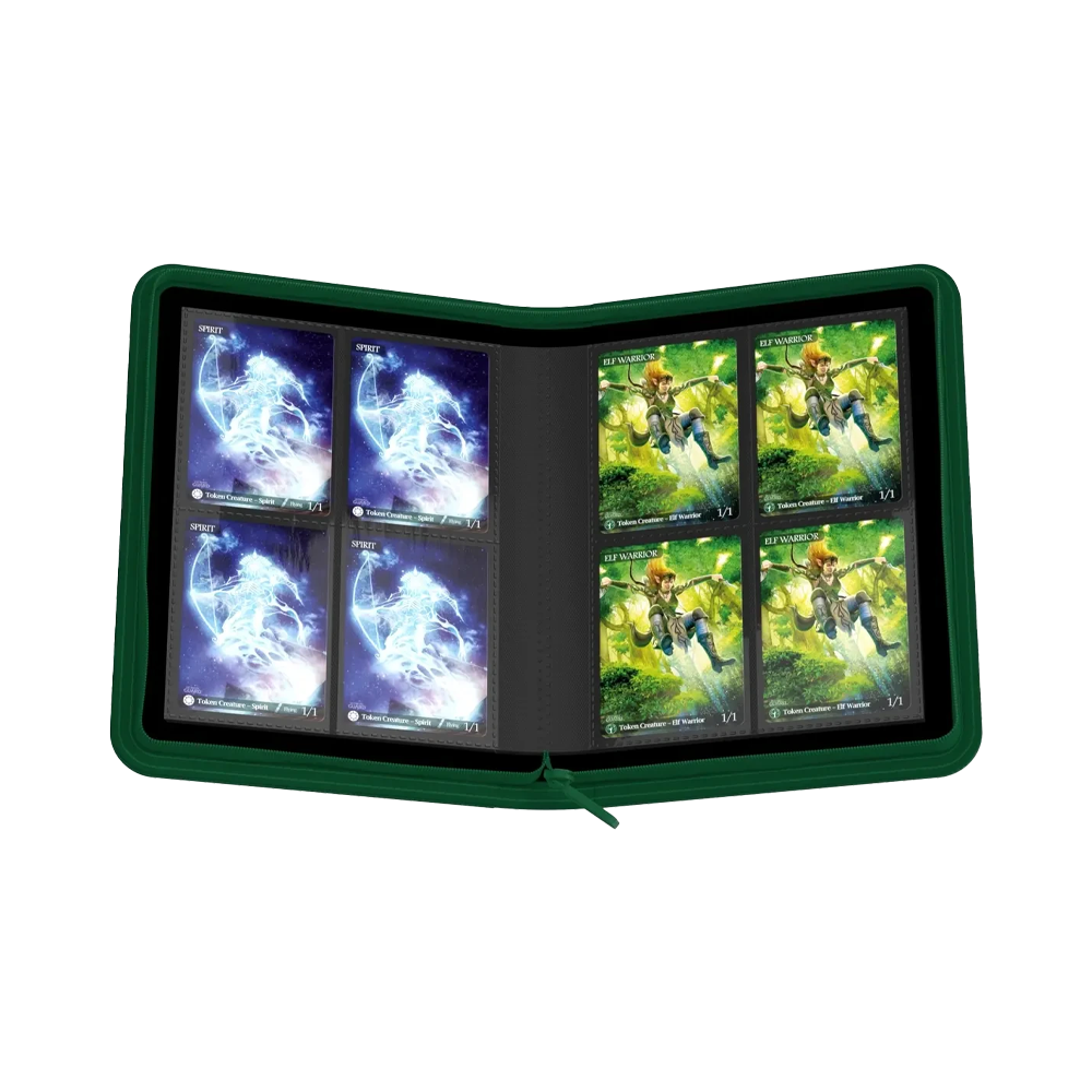 Ultimate Guard: Zipfolio 160 8-Pocket Xenoskin - Green